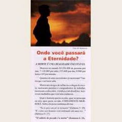 Folhetos para evangelismo - Onde você passará a eternidade? - 704 Folhetos para evangelismo - Onde você passará a eternidade? - 704